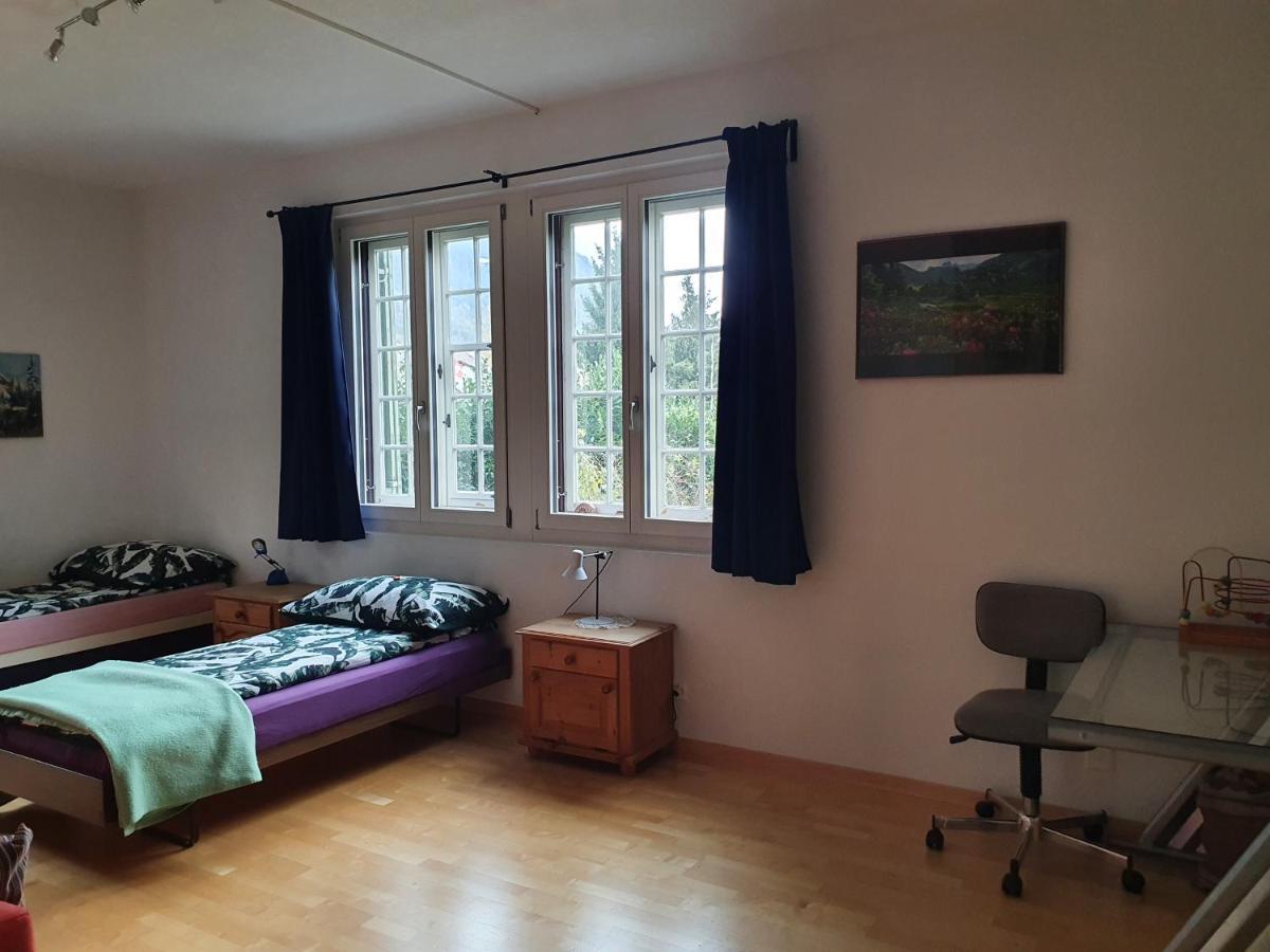 Zentral Gelegene Wohnung Mit Grossem Garten インターラーケン エクステリア 写真