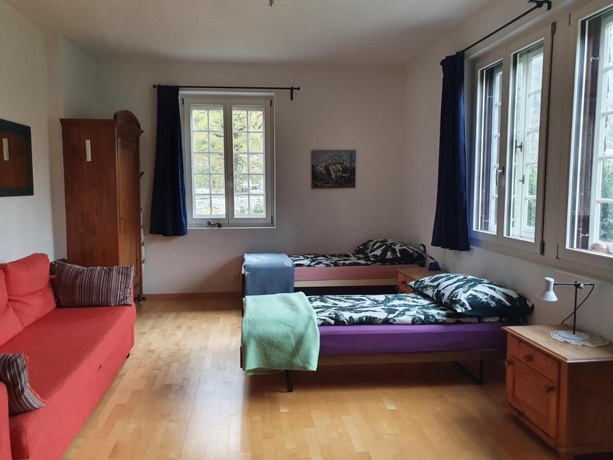 Zentral Gelegene Wohnung Mit Grossem Garten インターラーケン エクステリア 写真