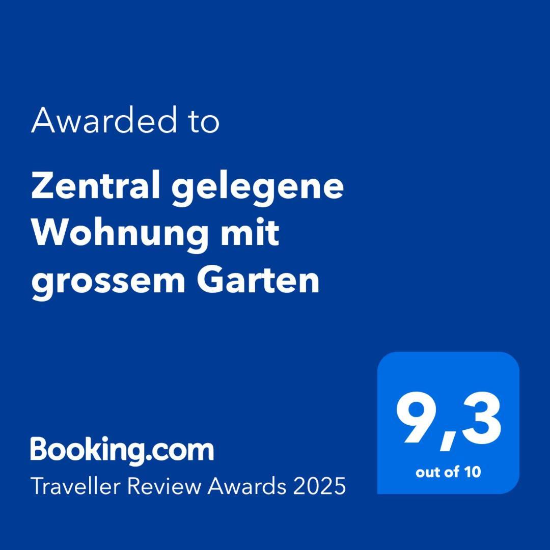 Zentral Gelegene Wohnung Mit Grossem Garten インターラーケン エクステリア 写真